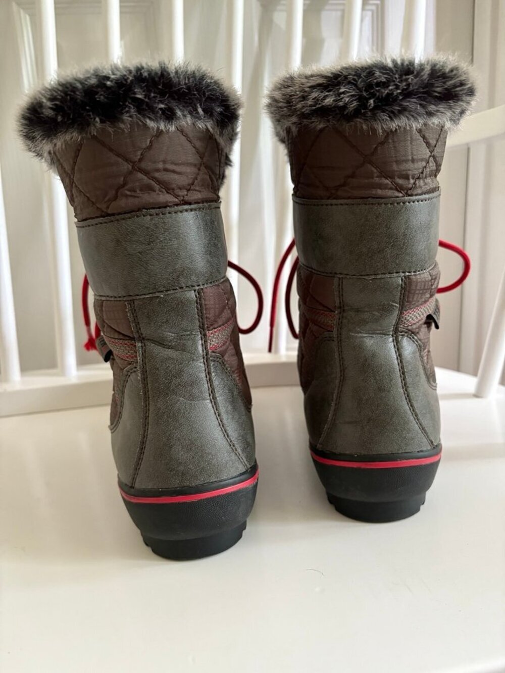 LL Bean Snow Harbor Quilted Womens Boots Winter - Picture 5 of 6
